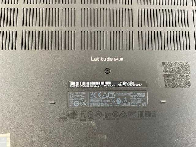 Dell latitude 5400 14”, core(tm) i7 8th gen, 16 gb ram, 512 gb nvme laptops (3x) - afbeelding 15 van  22