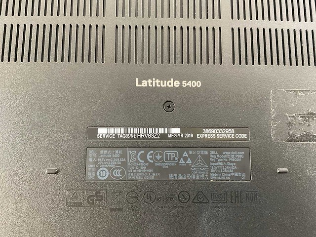 Dell latitude 5400 14”, core(tm) i7 8th gen, 16 gb ram, 512 gb nvme laptops (3x) - afbeelding 7 van  22