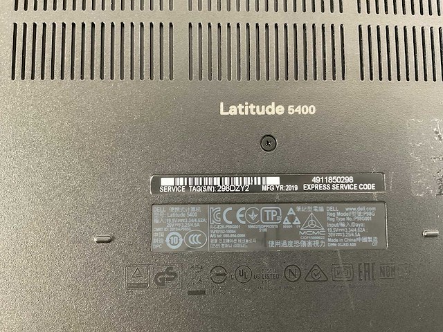 Dell latitude 5400 14”, core(tm) i7 8th gen, 16 gb ram, 512 gb nvme laptops (3x) - afbeelding 15 van  22