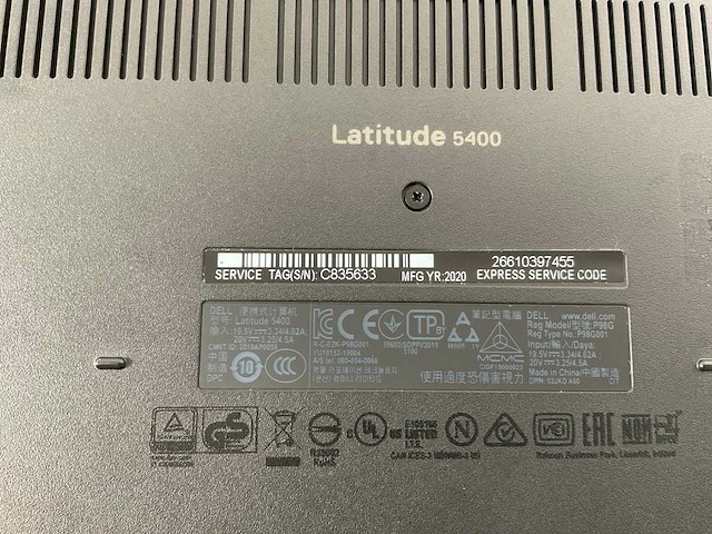 Dell latitude 5400 14”, core(tm) i7 8th gen, 16 gb ram, 512 gb nvme laptops (3x) - afbeelding 21 van  22