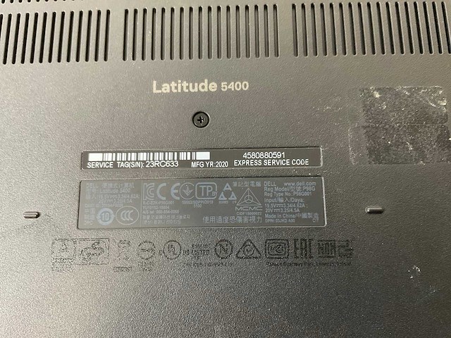 Dell latitude 5400 14”, core(tm) i7 8th gen, 16 gb ram, no hdd laptops (2x) - afbeelding 16 van  16