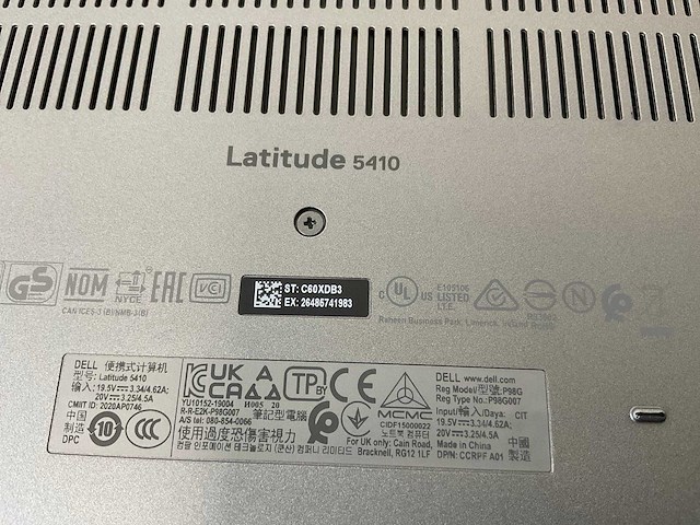 Dell latitude 5410 14”, core(tm) i5 10th gen, 16 gb ram, 256 gb nvme laptop - afbeelding 7 van  7