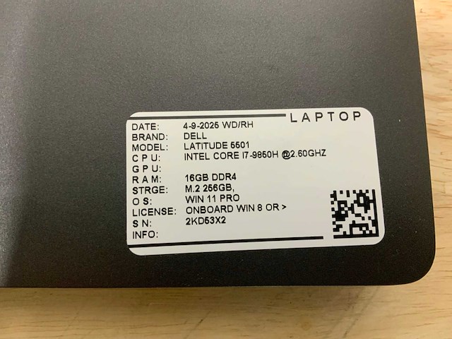 Dell latitude 5410 laptop - afbeelding 7 van  7