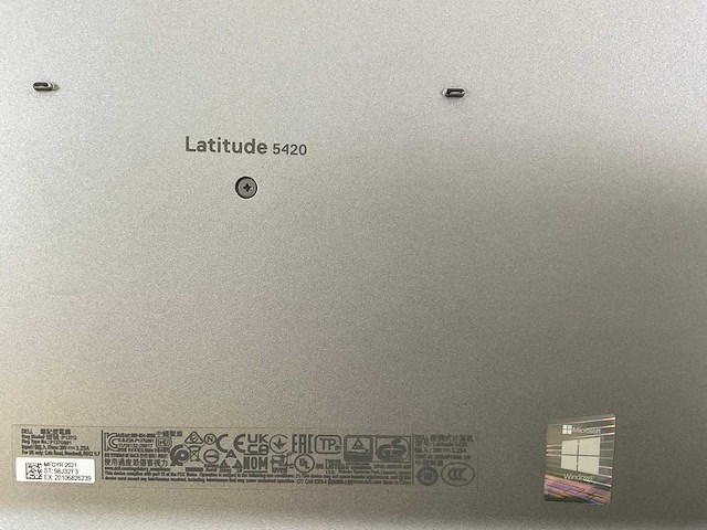 Dell latitude 5420 14”, core(tm) i5 11th gen, 16 gb ram, 256 gb nvme laptop - afbeelding 5 van  5