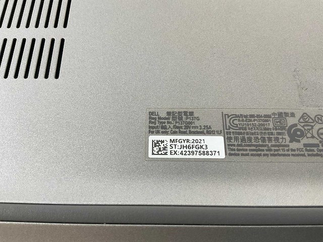 Dell latitude 5420 14”, core(tm) i5 11th gen, 8 gb ram, 256 gb nvme laptop - afbeelding 7 van  7