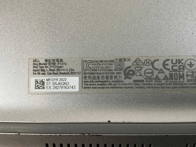 Dell latitude 5420 14”, core(tm) i7 11th gen, 32 gb ram, 512 gb nvme laptop - afbeelding 4 van  4