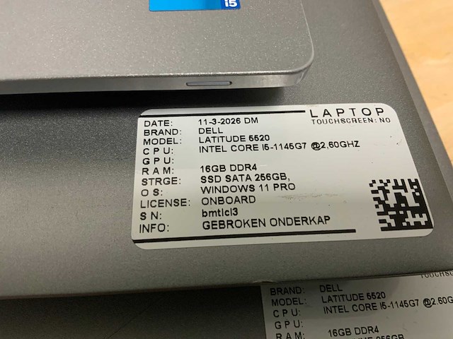 Dell latitude 5420 laptop (3x) - afbeelding 2 van  7