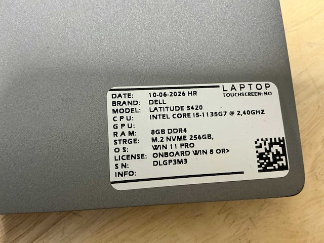 Dell latitude 5420 laptop - afbeelding 5 van  5