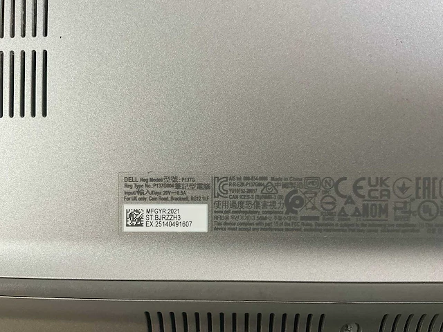 Dell latitude 5421 14”, core(tm) i7 11th gen, 32 gb ram, 512 gb nvme, nvidia geforce mx450 2 gb laptop - afbeelding 7 van  7