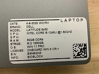 Dell latitude 5430 laptop - afbeelding 8 van  8