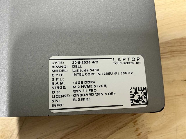 Dell latitude 5430(i5-gen12) laptop (2x) - afbeelding 8 van  10