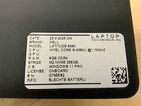 Dell latitude 5490 laptop (4x) - afbeelding 12 van  12