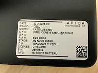 Dell latitude 5490 laptop (4x) - afbeelding 2 van  11