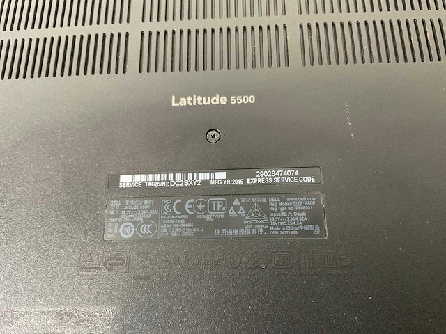 Dell latitude 5500 15.5”, core(tm) i7 8th gen, 16 gb ram, 512 gb nvme laptops (2x) - afbeelding 8 van  16