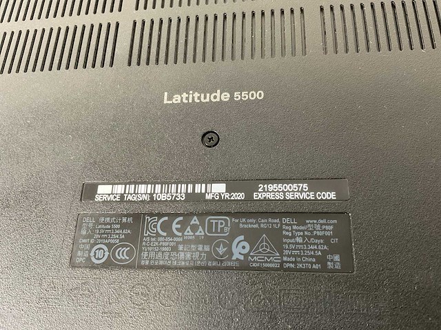 Dell latitude 5500 15.5”, core(tm) i7 8th gen, 32 gb ram, 512 gb nvme laptop - afbeelding 7 van  7