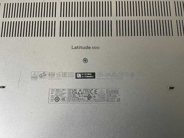 Dell latitude 5510 15.5”, core(tm) i7 10th gen, 16 gb ram, 512 gb nvme laptop - afbeelding 7 van  7