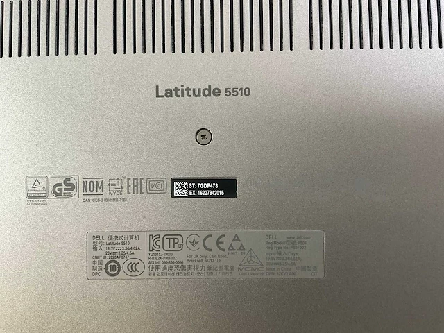 Dell latitude 5510 15.6”, core(tm) i7 10th gen, 16 gb ram, 512 gb nvme laptop - afbeelding 7 van  7