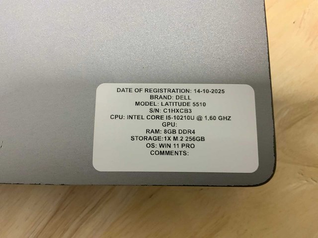 Dell latitude 5510 laptop (2x) - afbeelding 2 van  10