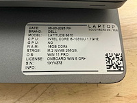 Dell latitude 5510 laptop (2x) - afbeelding 1 van  2