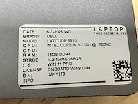 Dell latitude 5510 laptop (4x) - afbeelding 2 van  10