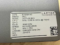 Dell latitude 5510 laptop (4x) - afbeelding 10 van  10