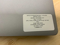 Dell latitude 5510 laptop - afbeelding 7 van  7