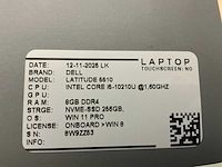 Dell latitude 5510 laptop - afbeelding 7 van  7