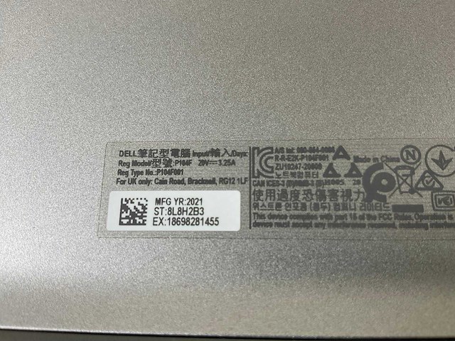 Dell latitude 5520 15.5”, core(tm) i5 11th gen, 16 gb ram, 256 gb nvme laptop - afbeelding 6 van  6