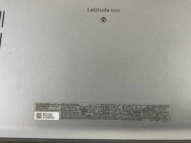Dell latitude 5520 15.5”, core(tm) i5 11th gen, 16 gb ram, 256 gb nvme laptop - afbeelding 7 van  7