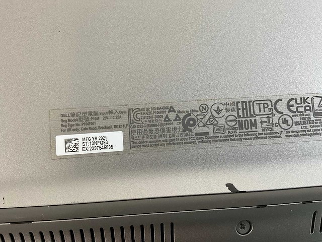 Dell latitude 5520 15,5”, core(tm) i7 11th gen, 16 gb ram, 512 gb nvme laptop - afbeelding 7 van  7