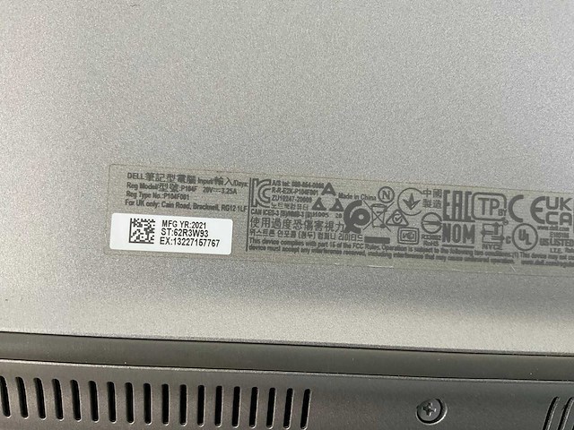Dell latitude 5520 15,5”, core(tm) i7 11th gen, 16 gb ram, 512 nvme laptop - afbeelding 7 van  7
