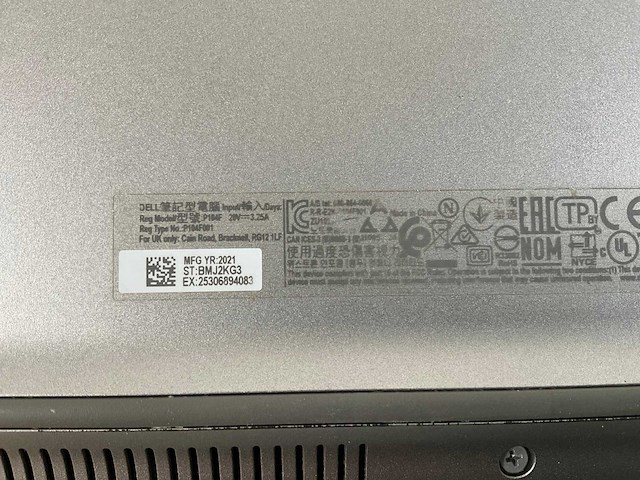 Dell latitude 5520 15,5”, core(tm) i7 11th gen, 16 gb ram, 512 nvme laptop - afbeelding 7 van  7