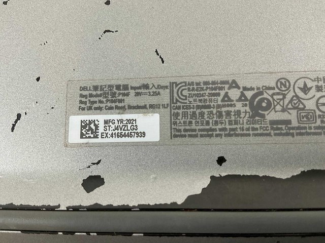 Dell latitude 5520 15,5”, core(tm) i7 11th gen, 16 gb ram, 512 nvme laptop - afbeelding 7 van  7