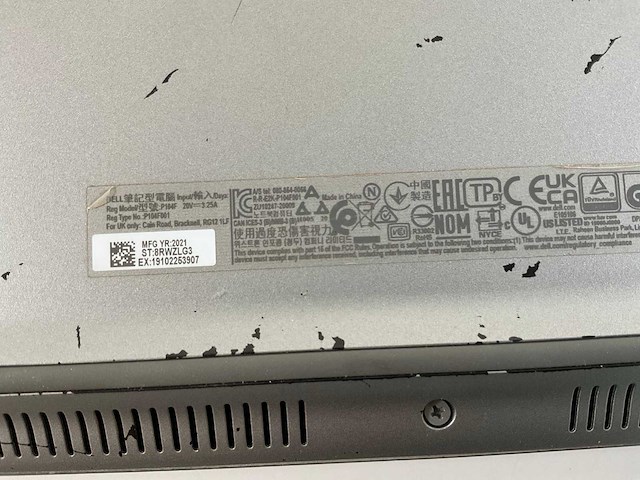 Dell latitude 5520 15,5”, core(tm) i7 11th gen, 16 gb ram, no hdd laptop - afbeelding 7 van  7