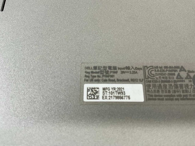 Dell latitude 5520 15.6”, core(tm) i7 11th gen, 16 gb ram, 512 gb nvme laptop - afbeelding 6 van  6
