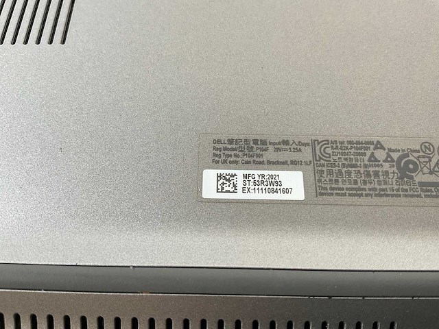 Dell latitude 5520 15.6”, core(tm) i7 11th gen, 16 gb ram, 512 gb nvme laptop - afbeelding 7 van  7