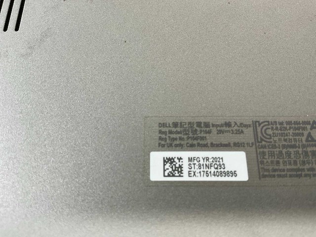 Dell latitude 5520 15.6”, core(tm) i7 11th gen, 16 gb ram, 512 gb nvme laptop - afbeelding 7 van  7