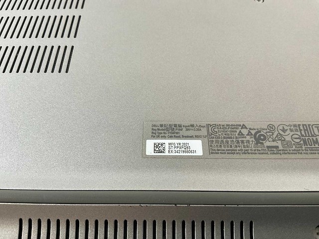 Dell latitude 5520 15.6”, core(tm) i7 11th gen, 16 gb ram, 512 gb nvme laptop - afbeelding 7 van  7