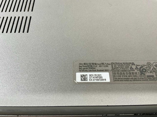 Dell latitude 5520 15.6”, core(tm) i7 11th gen, 16 gb ram, 512 gb nvme laptop - afbeelding 7 van  7