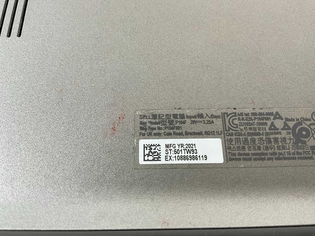Dell latitude 5520 15.6”, core(tm) i7 11th gen, 16 gb ram, 512 gb nvme laptop - afbeelding 7 van  7
