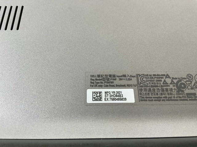 Dell latitude 5520 15.6”, core(tm) i7 11th gen, 16 gb ram, 512 gb nvme laptop - afbeelding 7 van  7