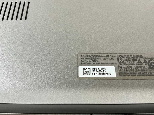 Dell latitude 5520 15.6”, core(tm) i7 11th gen, 16 gb ram, 512 gb nvme laptop - afbeelding 7 van  7