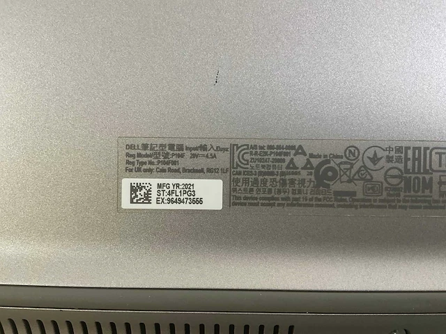 Dell latitude 5520 15.6”, core(tm) i7 11th gen, 16 gb ram, 512 gb nvme laptop - afbeelding 7 van  7