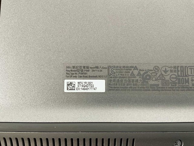 Dell latitude 5520 15,6”, core(tm) i7 11th gen, 32 gb ram, 512 gb nvme laptop - afbeelding 7 van  7