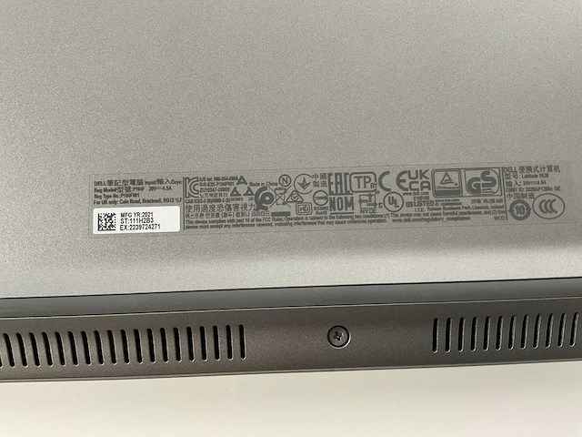 Dell latitude 5520 15,6”, core(tm) i7 11th gen, 8 gb ram, 512 gb nvme laptop - afbeelding 7 van  7