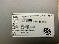 Dell latitude 5520 laptop - afbeelding 9 van  9