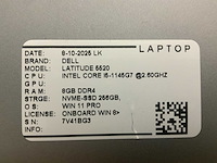 Dell latitude 5520 laptop - afbeelding 9 van  9