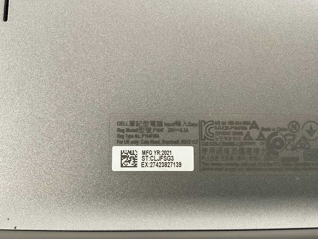 Dell latitude 5521 15,6”, core(tm) i7 11th gen, 32 gb ram, 2 tb nvme, nvidia geforce mx450 2 gb laptop - afbeelding 7 van  7