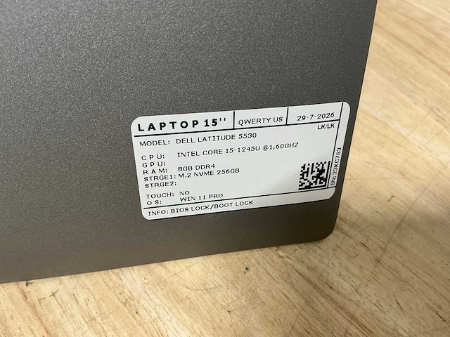 Dell latitude 5530 laptop (2x) - afbeelding 7 van  8