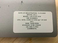 Dell latitude 5530 laptop - afbeelding 8 van  8